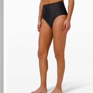 Lululemon High waisted Bikini Bottoms Black